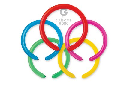 Výhodné balení modelovacích latexových balónků ⌀ 5cm Mix barev 100ks #080