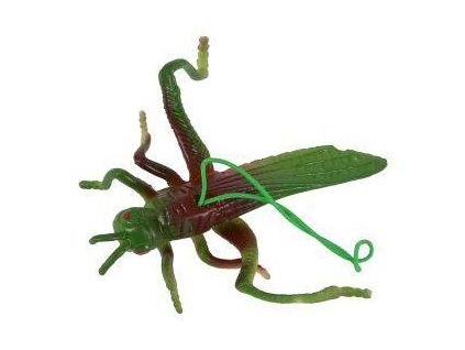 Žert, Prank - Gumová Zelená kobylka 8 cm