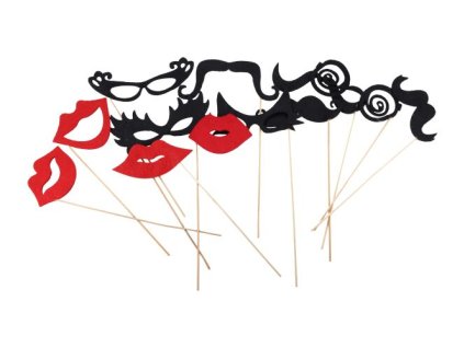 Maska  Kníry a brýle na špejlích