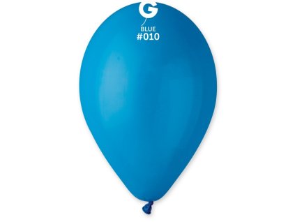 Pytel 100ks kulatý nafukovací balónek 30 cm #010 - Barva modrá