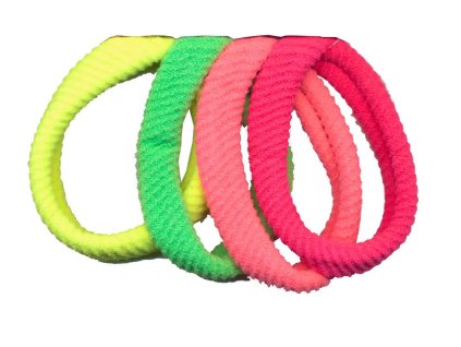 Gumičky do vlasů - 4 barvy světlé