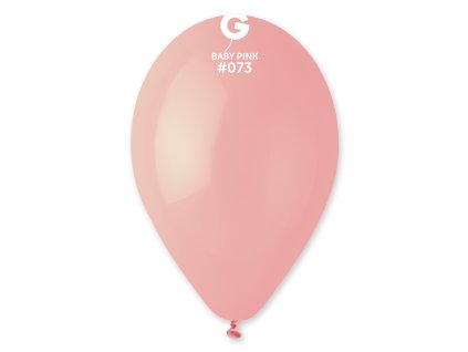 Kulaté latexové balónky 30cm Baby růžová 100ks #073