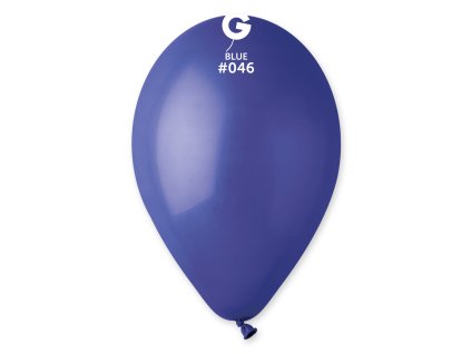 Pytel 100ks kulatý nafukovací balónek 26 cm #046 - Barva tmavě modrá