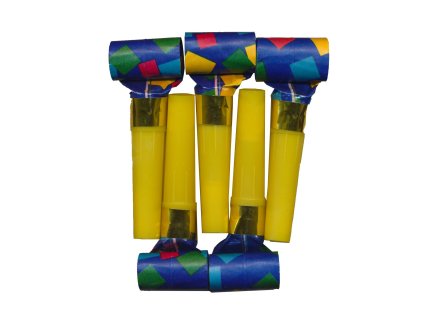 Party frkačky žlté - 5ks