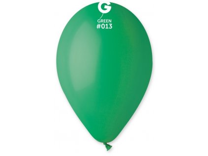 Pytel 100ks kulatý nafukovací balónek 30 cm #013 - Barva zelená