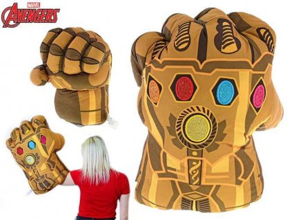 Avengers rukavice plyšová Velká 56 cm Thanos