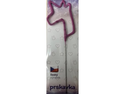 Prskavka jednorožec - růžová