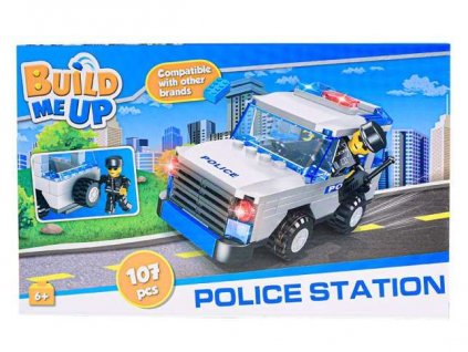 BuildMeUP stavebnice - Police station 107ks v krabičce