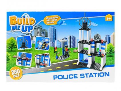 BuildMeUP stavebnice - Police station 280ks v krabičce