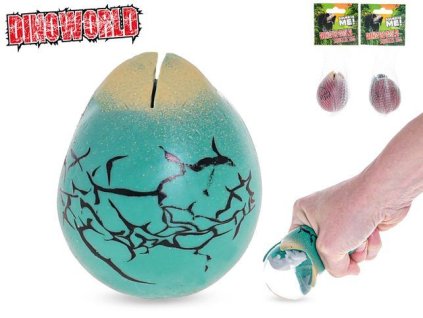Dinoworld vejce strečové antistresové 6 cm s dinosaurem