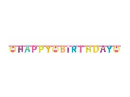 Banner Happy Birthday Muffiny 173x11 cm