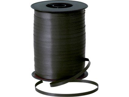 Vázací stuha - černá - 2 m