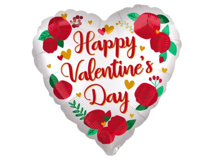 71cm fóliový balónek - Happy Valentines Day