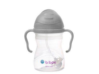 B.Box HRNEČEK S BRČKEM - ŠEDÝ 240ml