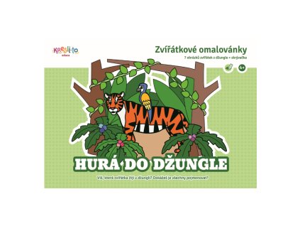 Zvířátkové omalovánky - Hurá do džungle