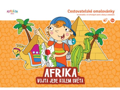 OMALOVÁNKY AFRIKA OBÁLKA PŘEDNÍ