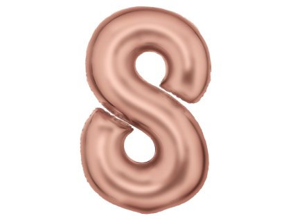 86 cm fóliový balónek číslice 8 - barevné varianty