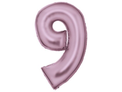 86 cm fóliový balónek číslice 9 - barevné varianty