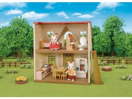 Sylvanian Families - Nábytek - startovací set nábytků a chocolate králík taťka