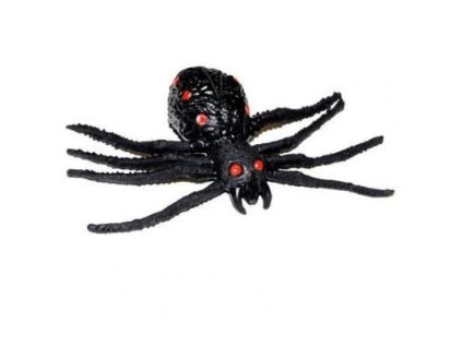 Pavouk gumový, velikost 10 x 6 cm