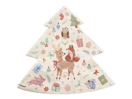 Vánoční ubrousky 12 ks