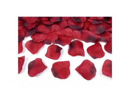 Vystřelovací konfety růže červené 60 cm