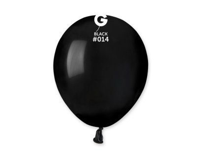 Výhodné balení 100ks Kulatý latexový balónek 13 cm #014 - Černá