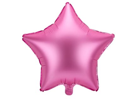 48 cm fóliový balónek - Hvězda růžová
