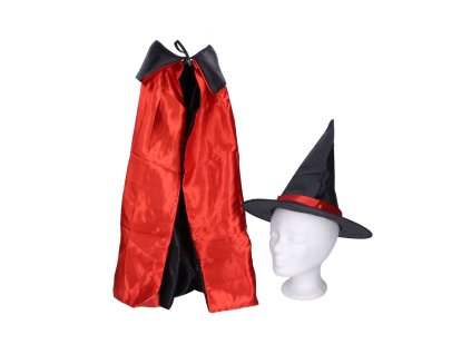 Klobouk 31x28cm a plášť 75cm