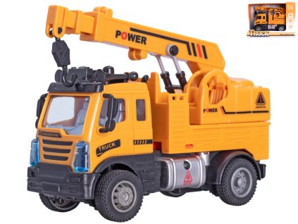 stavební jeřáb na zpětný chod