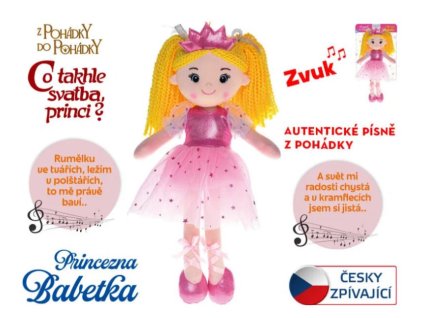 Panenka Princezna Babetka 35 cm - zpívající