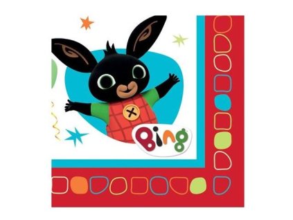 Papírové ubrousky kralíček Bing 16 ks
