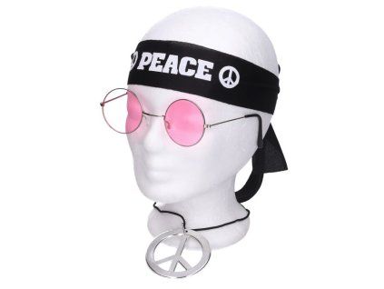 Set karneval - Hippies - 3 ks