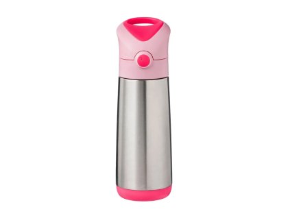 B.Box TERMOSKA NA PITÍ S BRČKEM 500 ML - FLAMINGO FIZZ