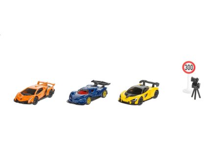 SIKU Super - set sportovní auta a příslušenství