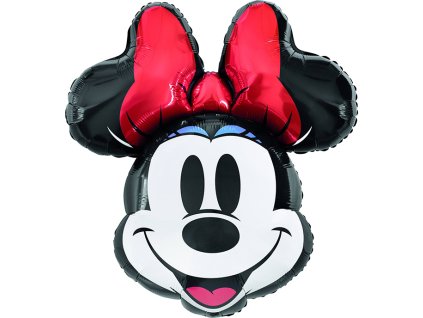 0032492 foliovy balonek minnie s cervenou masli 62 x 67 cm