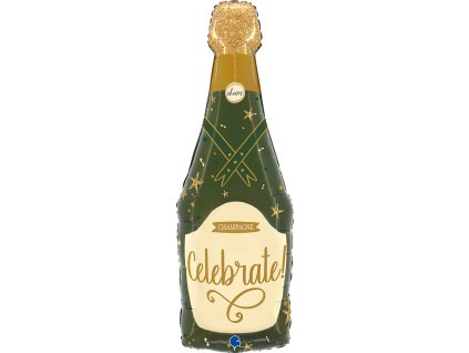 Fóliový balónek Šampaňské - láhev 94cm