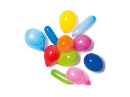 Latexové balónky Různé tvary Mix barev 10ks