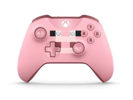 Microsoft Xbox One S Wireless Controller Minecraft Pig (XONE) Ovladač - REPASOVANÝ