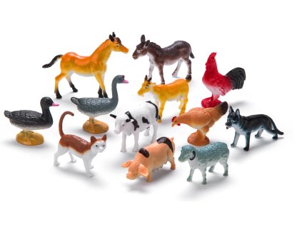 FAUNICA - Zvířátka figurky v tubě - Farma
