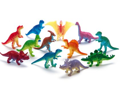 FAUNICA - Zvířátka figurky v tubě - Dinosauři