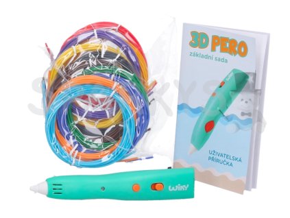 3D pero WIKY – základní sada 10 náplní a 10 šablon