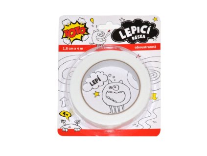 Lepící páska 18mm x 4m oboustranná