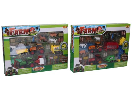 Farma set s traktory, 20 ks - dvě varianty