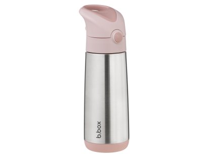 B.box Termoska na pití s brčkem 500 ml - blush crush