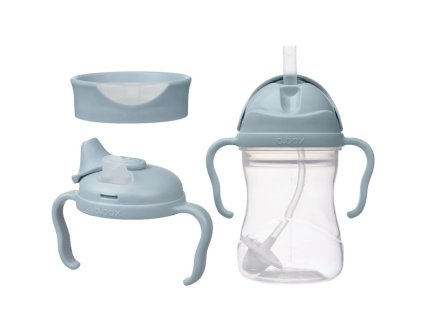 B.box Univerzální sada na pití 3v1, 240 ml - modrá