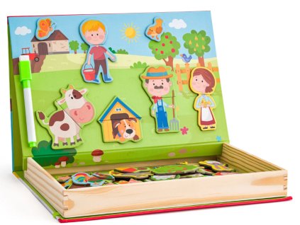 Krabička s magnetickými tvary - Statek