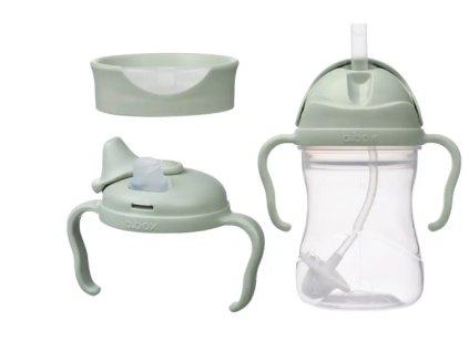 B.box Univerzální sada na pití 3v1, 240 ml - zelená