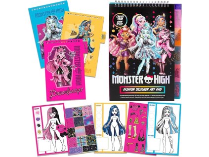 Monster High - Designérský notes s nálepkami