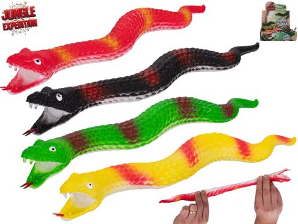 Had strečový 30 cm, 4 barvy